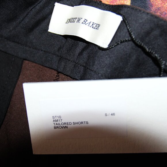 BNWT SS23 ERNEST W. BAKER TAILORED SHORTS 46 & 48 - Picture 11 of 12